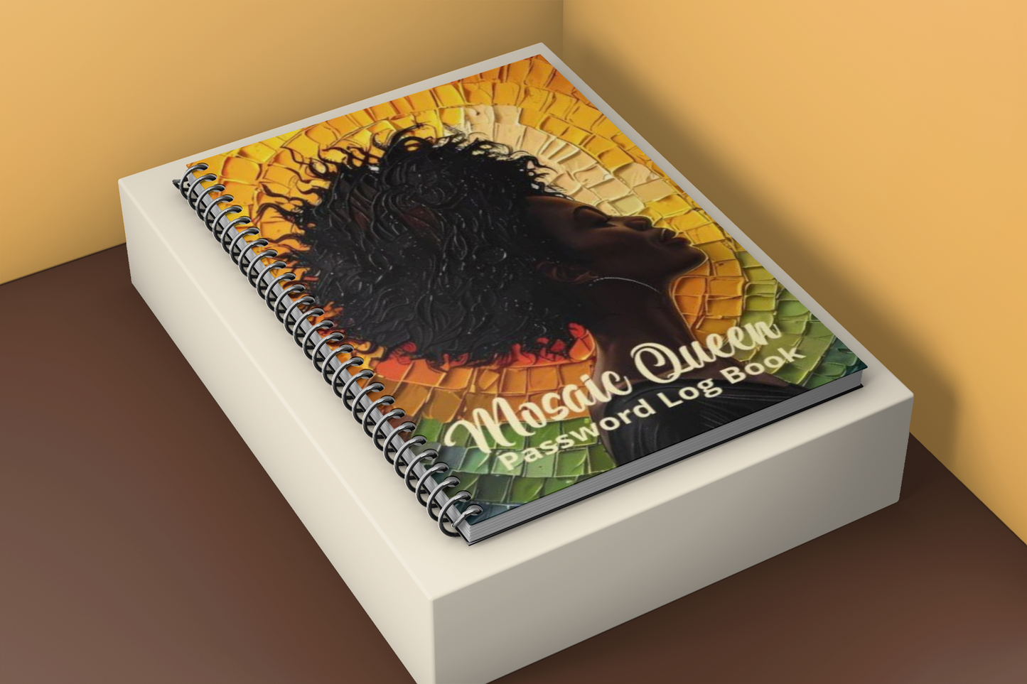 Mosaic Queen Password Logbook