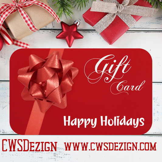 CWSDezign Happy Holidays Gift Card - CWSDezign
