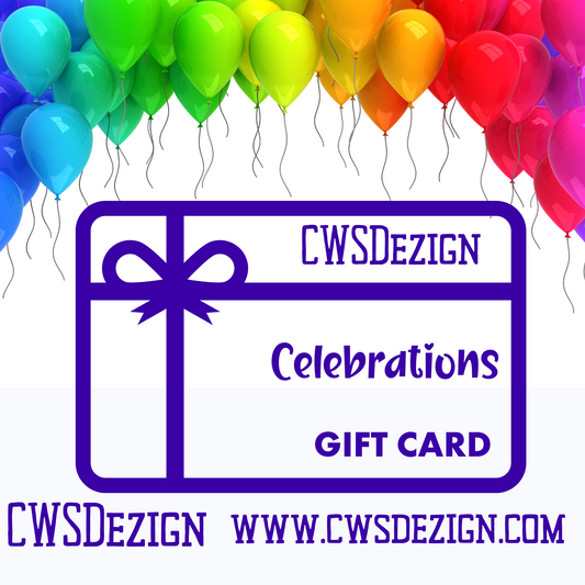 CWSDezign Celebrations Gift Card - CWSDezign