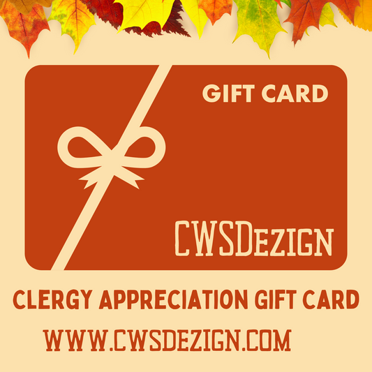 CWSDezign Clergy Appreciation Gift Card - CWSDezign