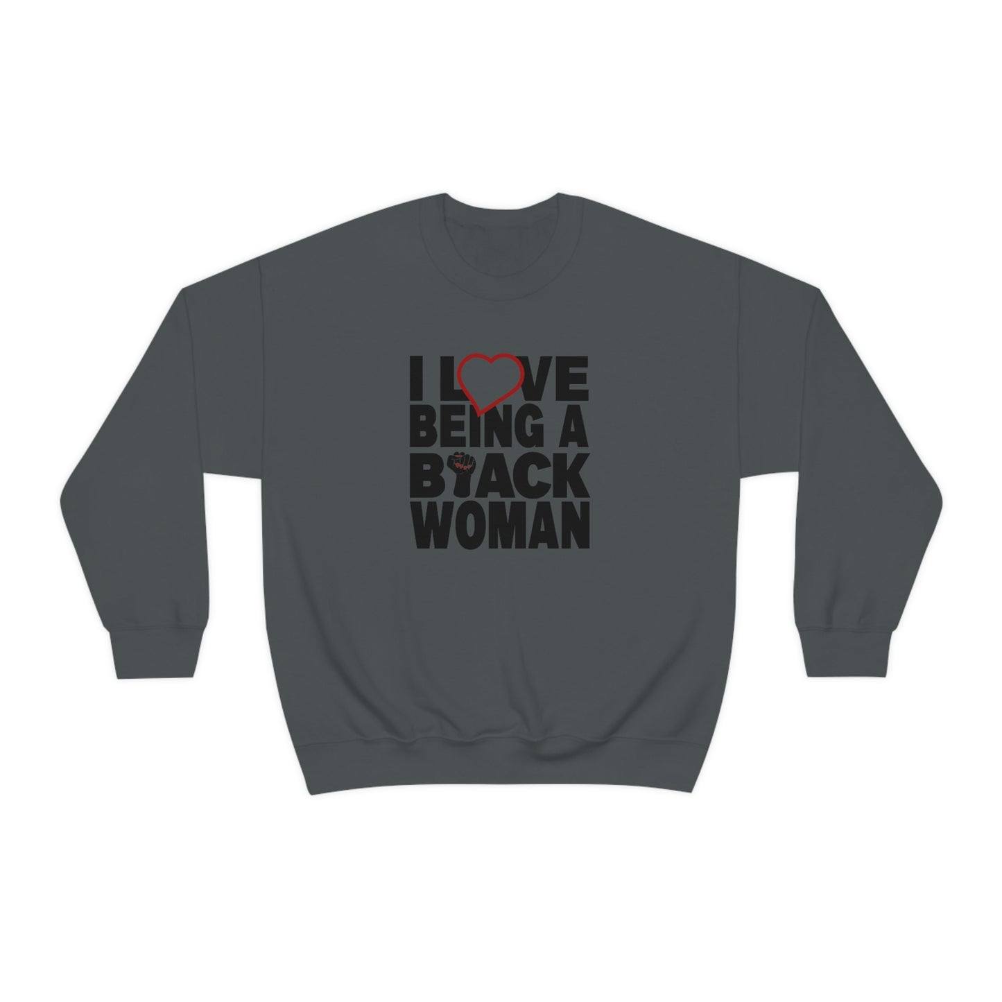 Love Being Crewneck Sweatshirt