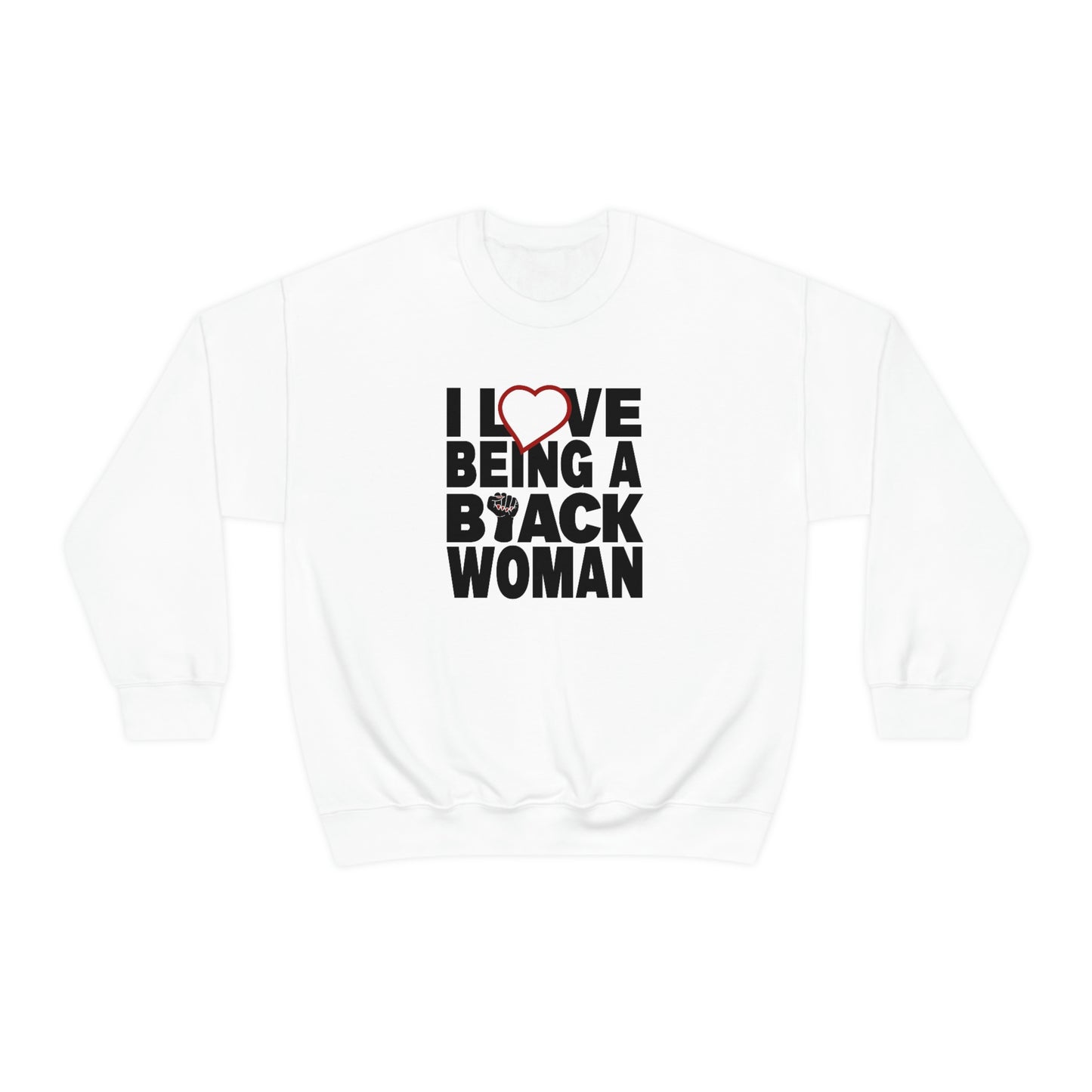 Love Being Crewneck Sweatshirt