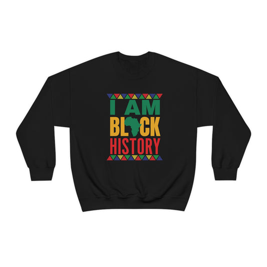 Black History - I Am Crewneck Sweatshirt - CWSDezign