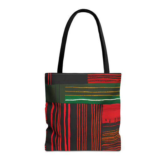 Cultural Kente-Inspired Tote Bag