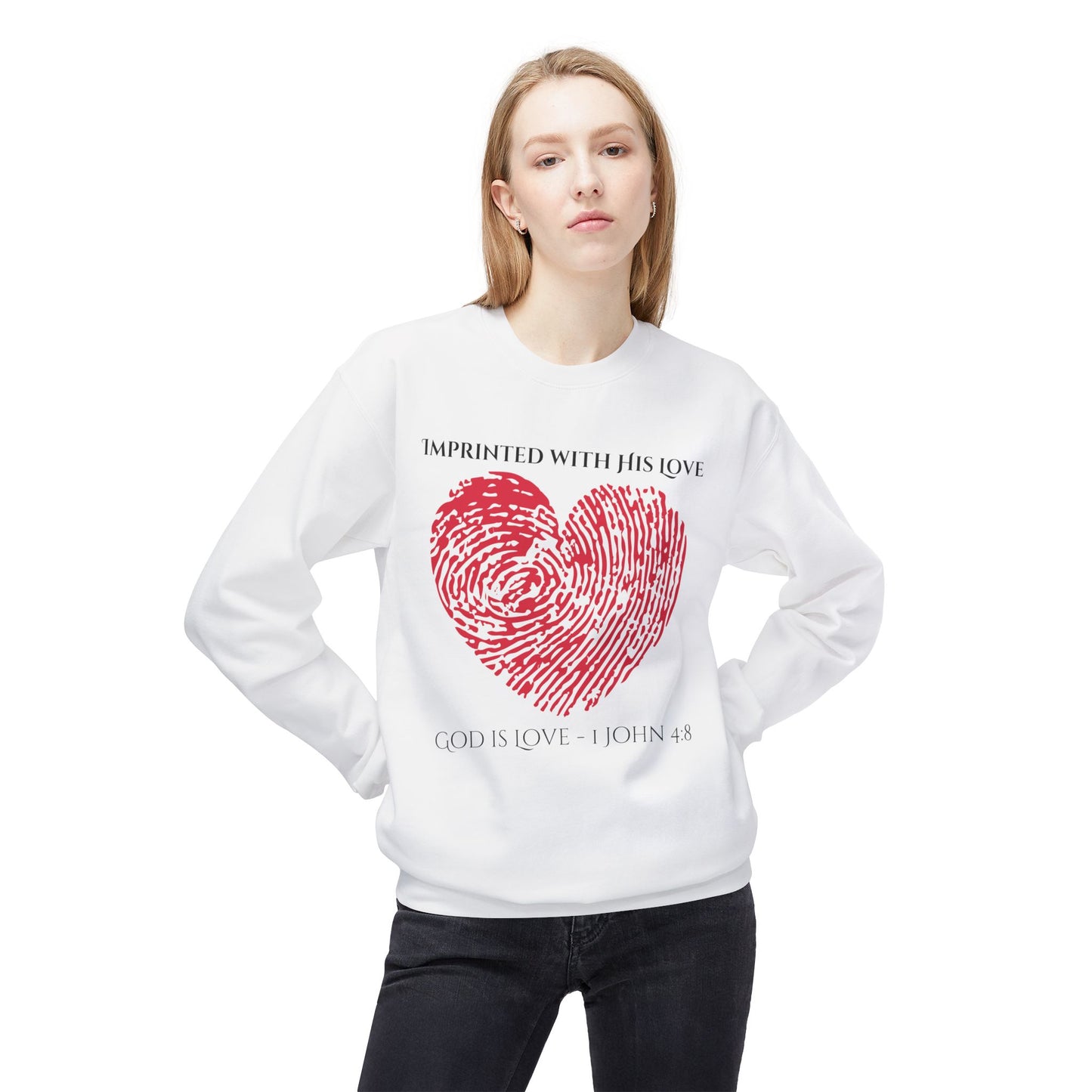 Imprinted with His Love Crewneck Sweatshirt