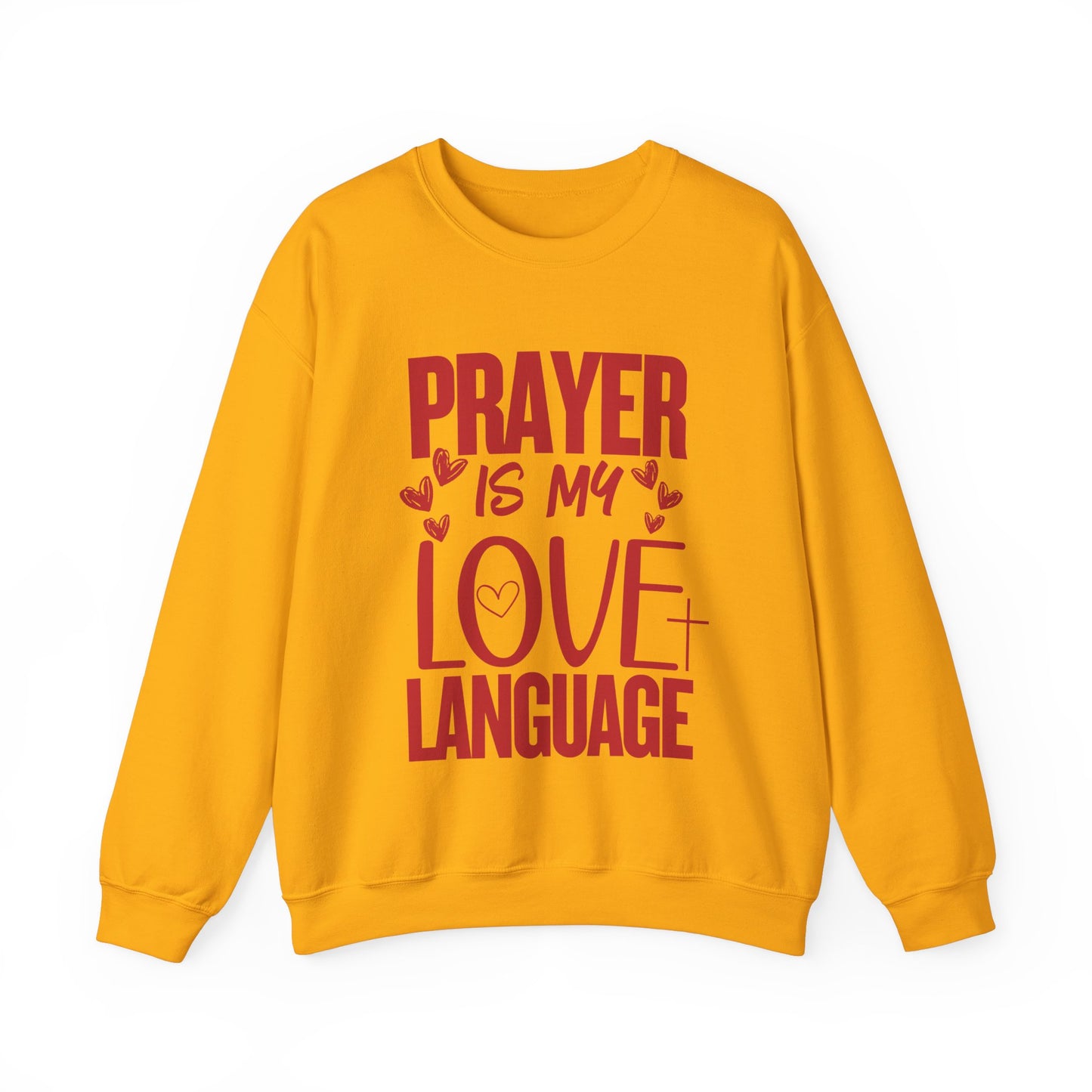 Prayer Language Crewneck Sweatshirt | Religious Valentine Gift