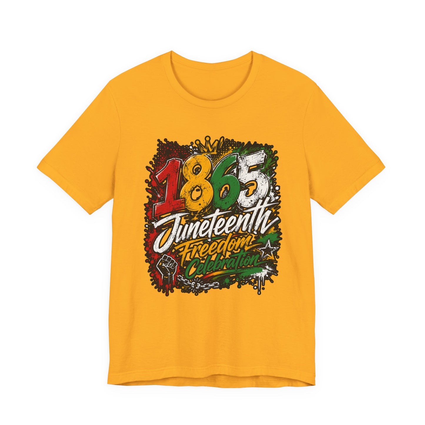 Juneteenth 1865 Freedom Celebration Graphic T-Shirt