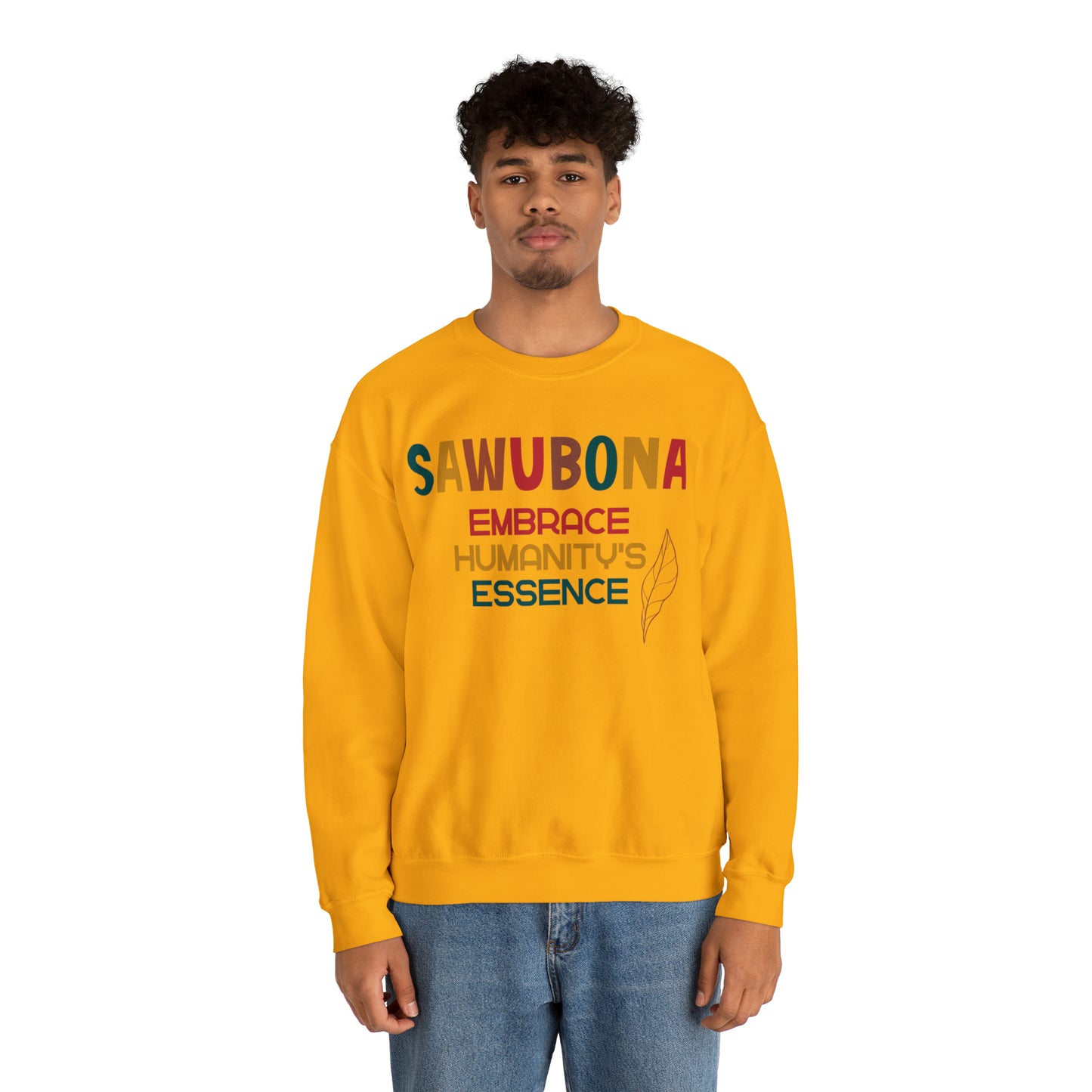 SAWUBONA Humanity's Essence Crewneck Sweatshirt