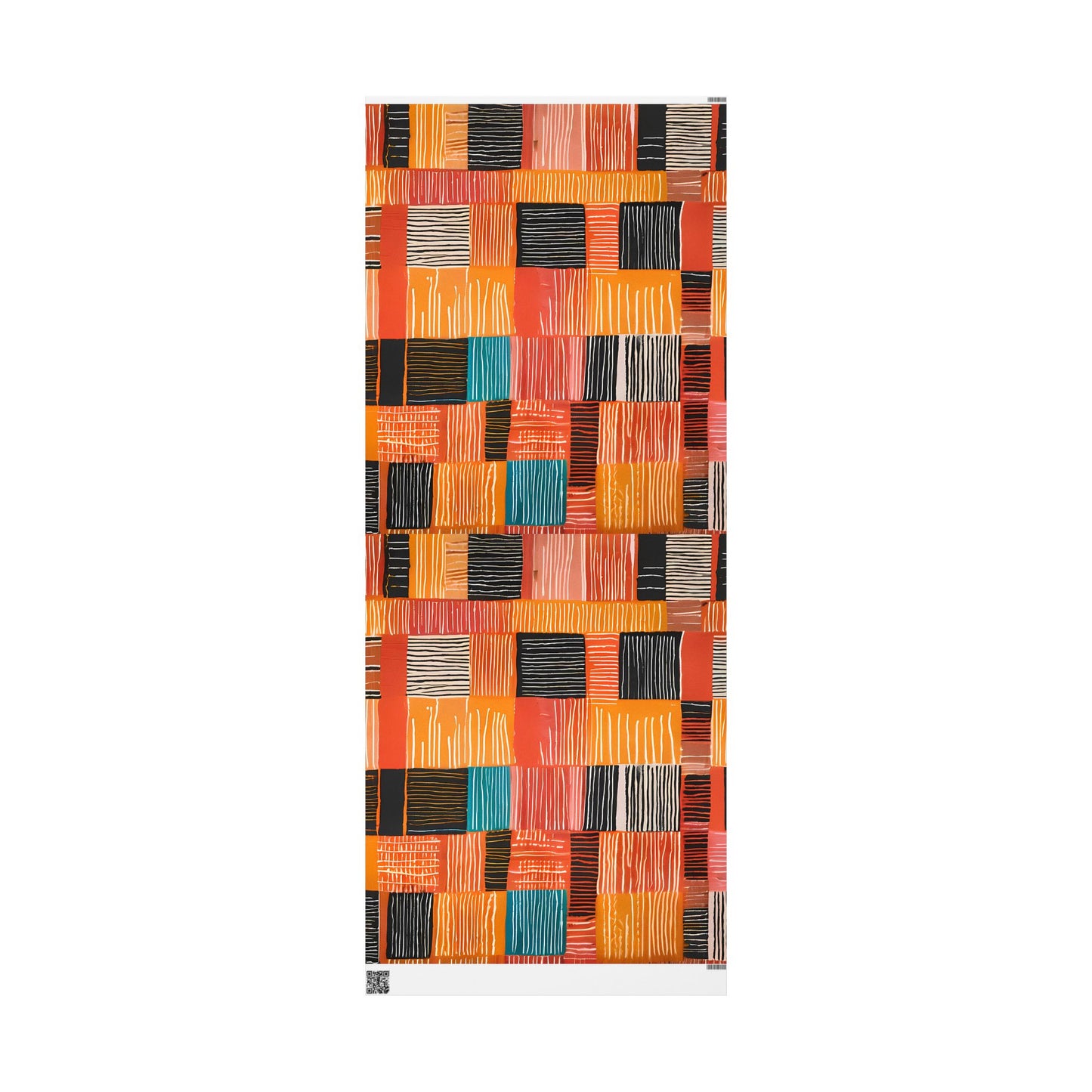 Abstract African Patchwork Gift Wrap