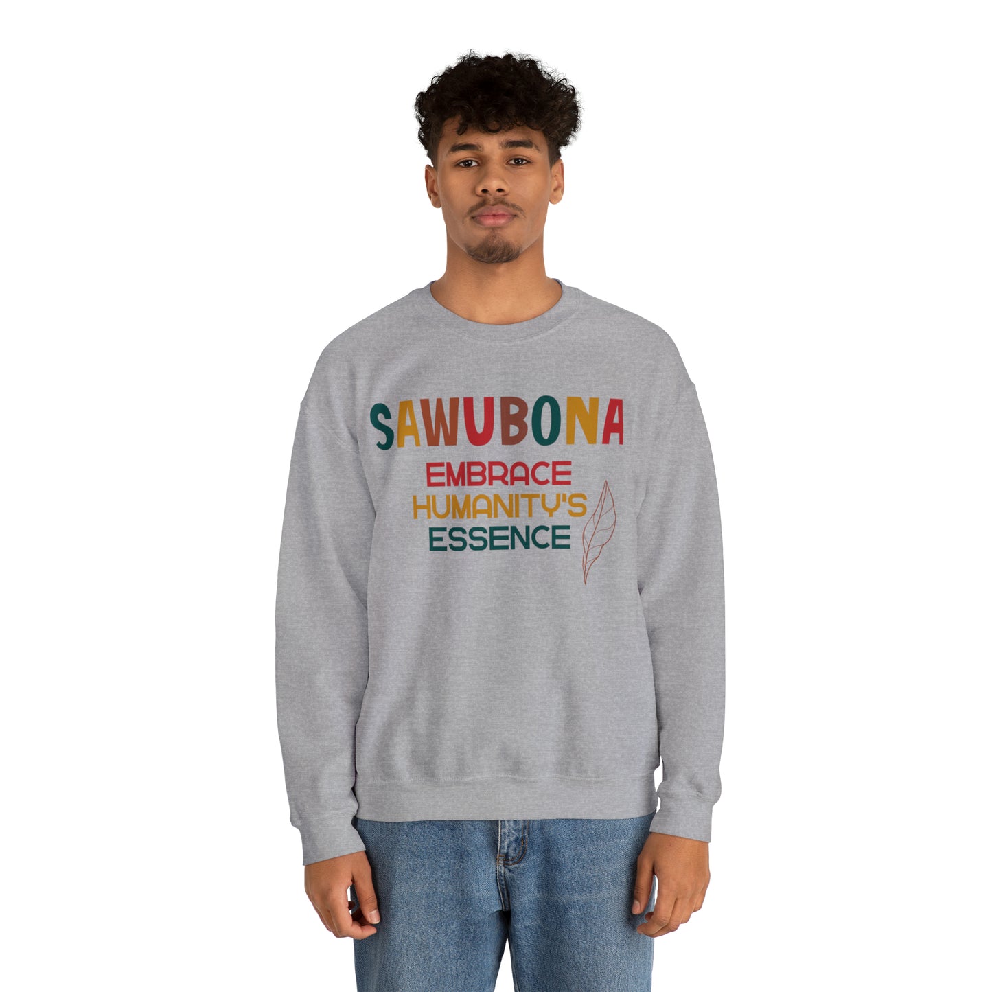 SAWUBONA Humanity's Essence Crewneck Sweatshirt