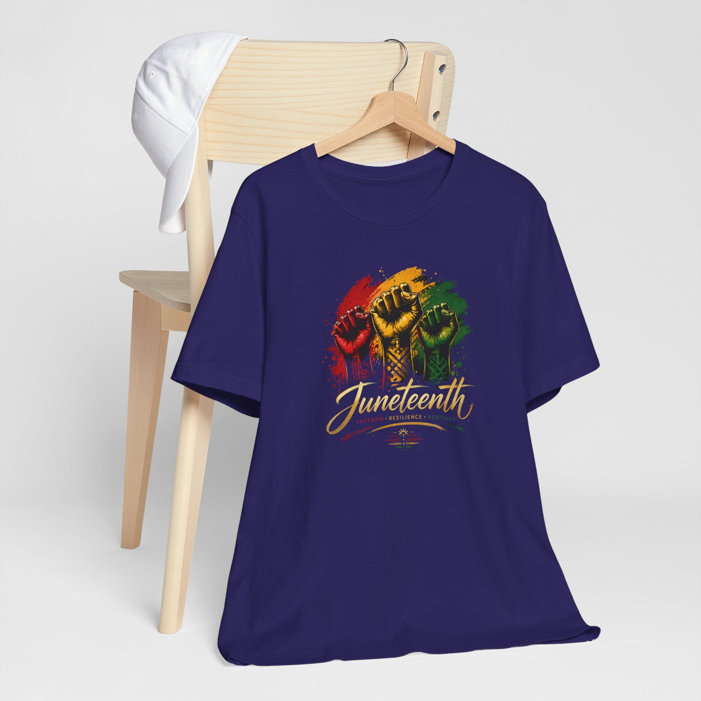 Juneteenth Fist Tee — Black Freedom Celebration T-Shirt
