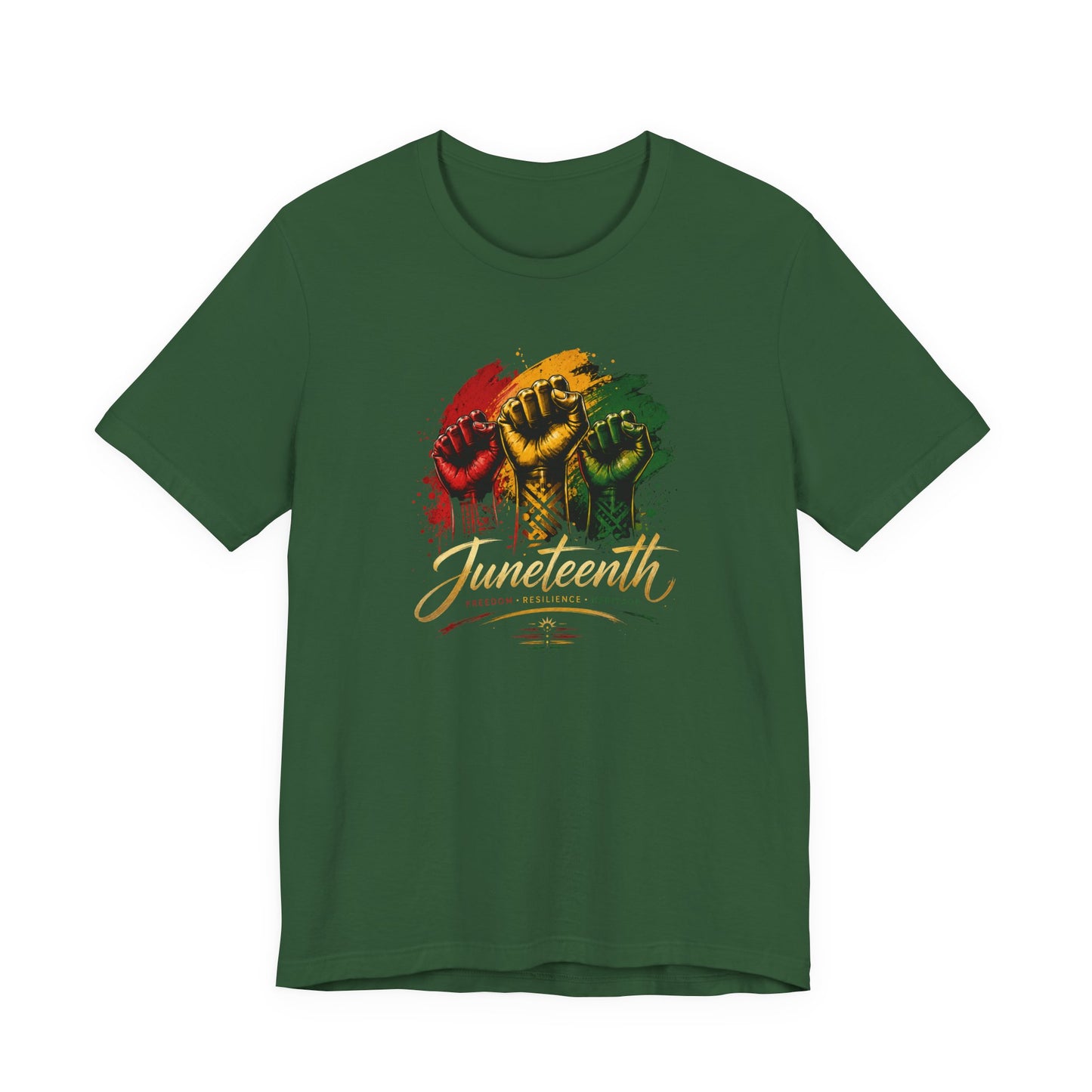 Juneteenth Fist Tee — Black Freedom Celebration T-Shirt