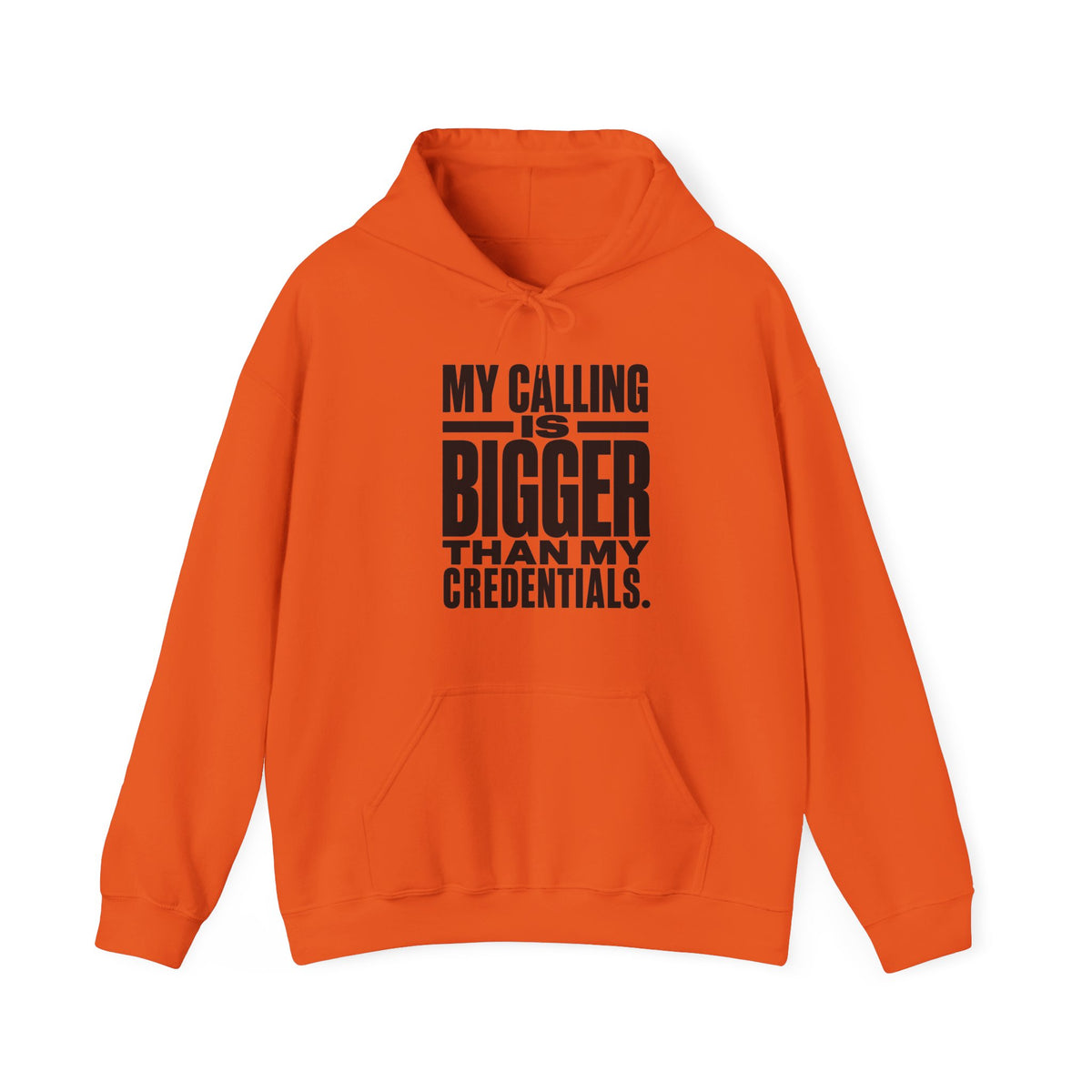 My Calling Is Bigger Than My Credentials Hoodie