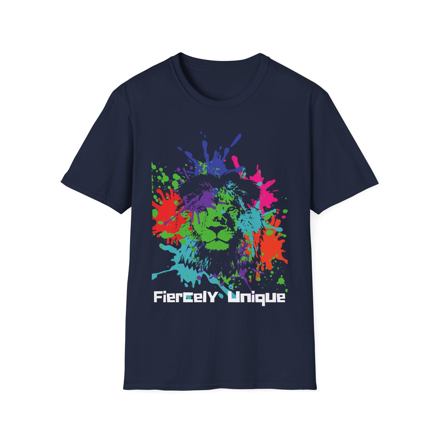 Fiercely Unique Lion T-Shirt - Christian Empowerment