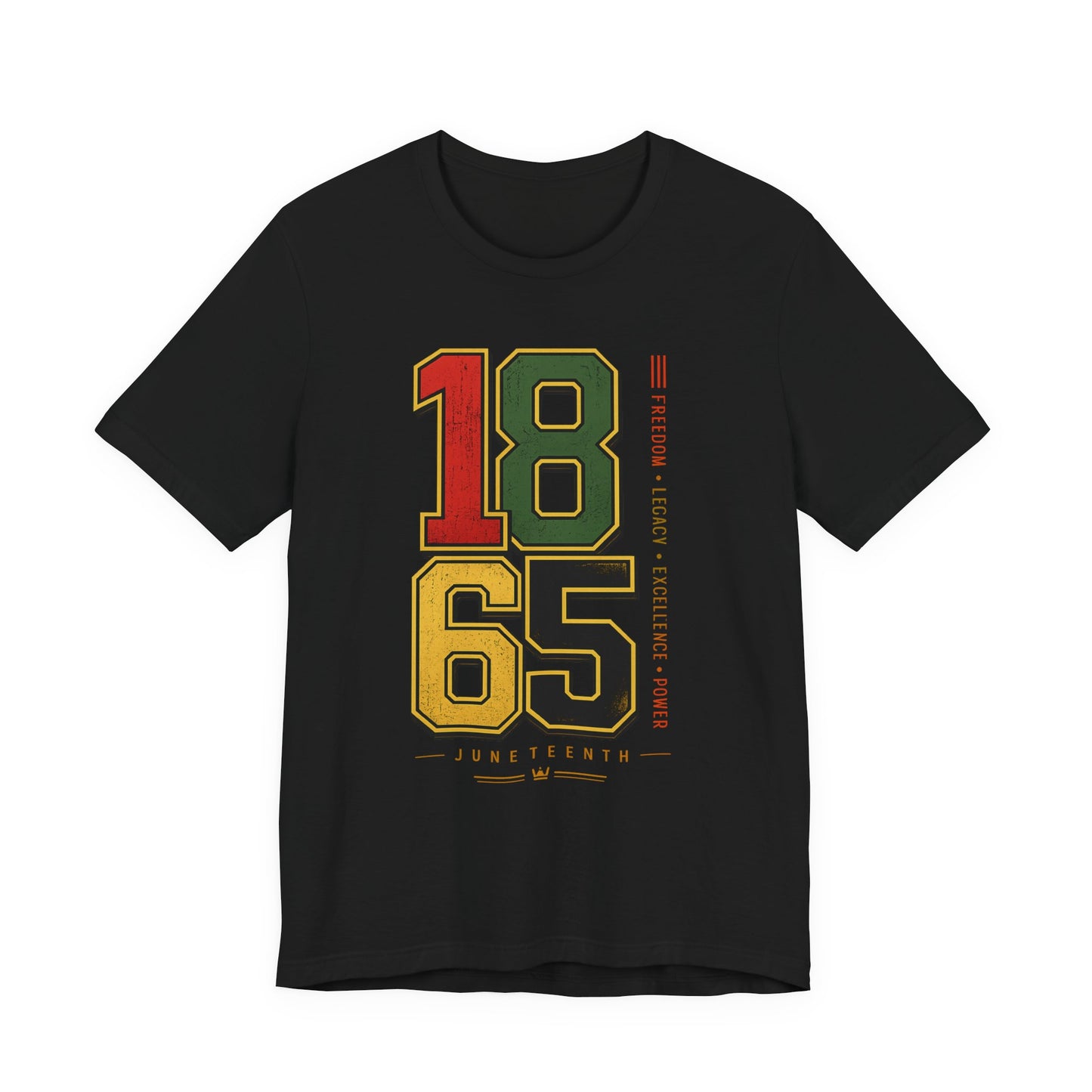 1865 Juneteenth Vintage Number T-Shirt