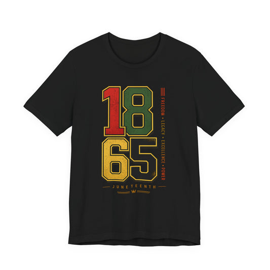 1865 Juneteenth Vintage Number T-Shirt
