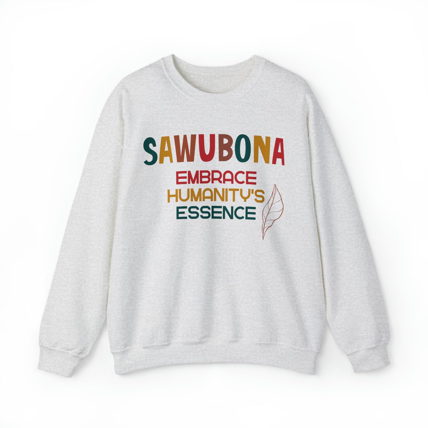 SAWUBONA Humanity's Essence Crewneck Sweatshirt