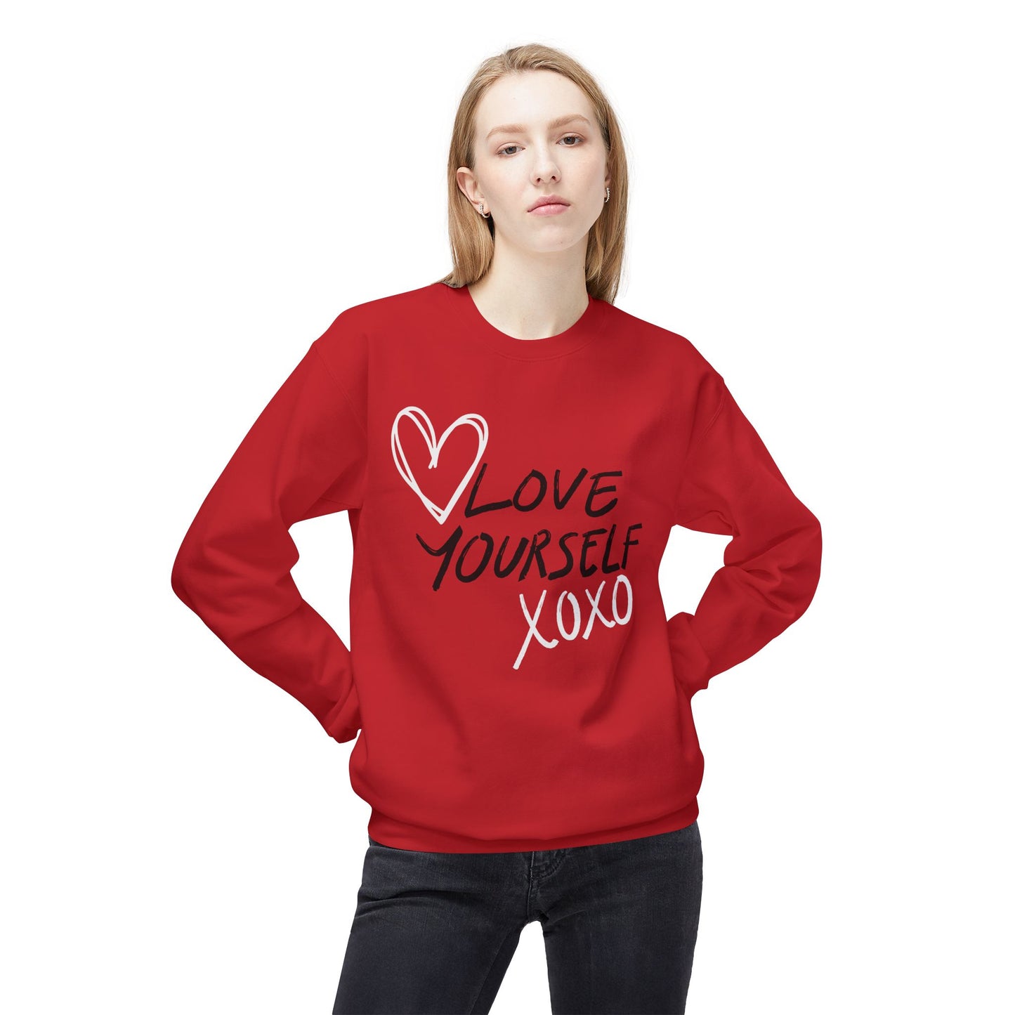 Love Yourself Affirmation Sweatshirt - Gift for Valentine's Day