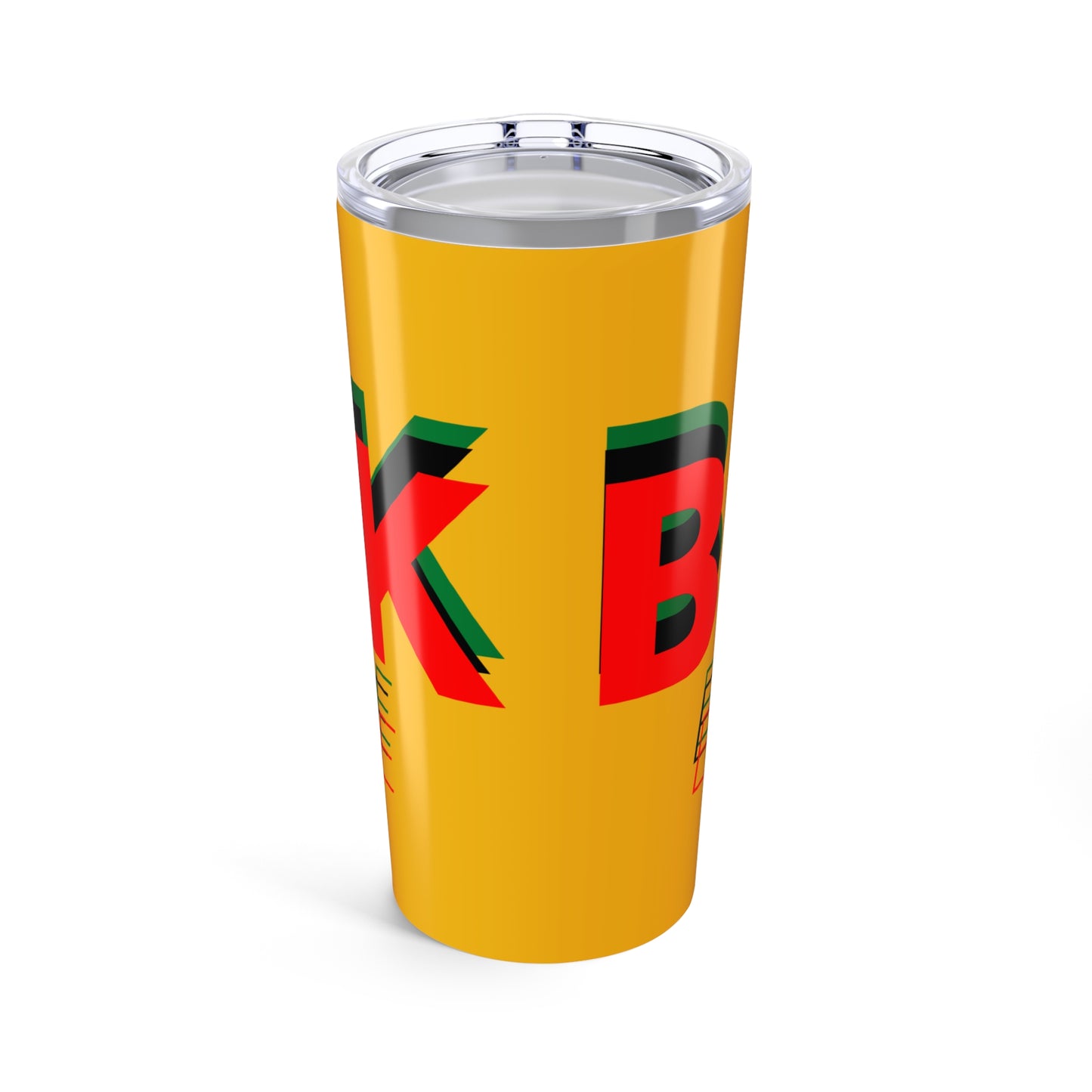 Black Excellence Afrocentric Tumbler - Gold