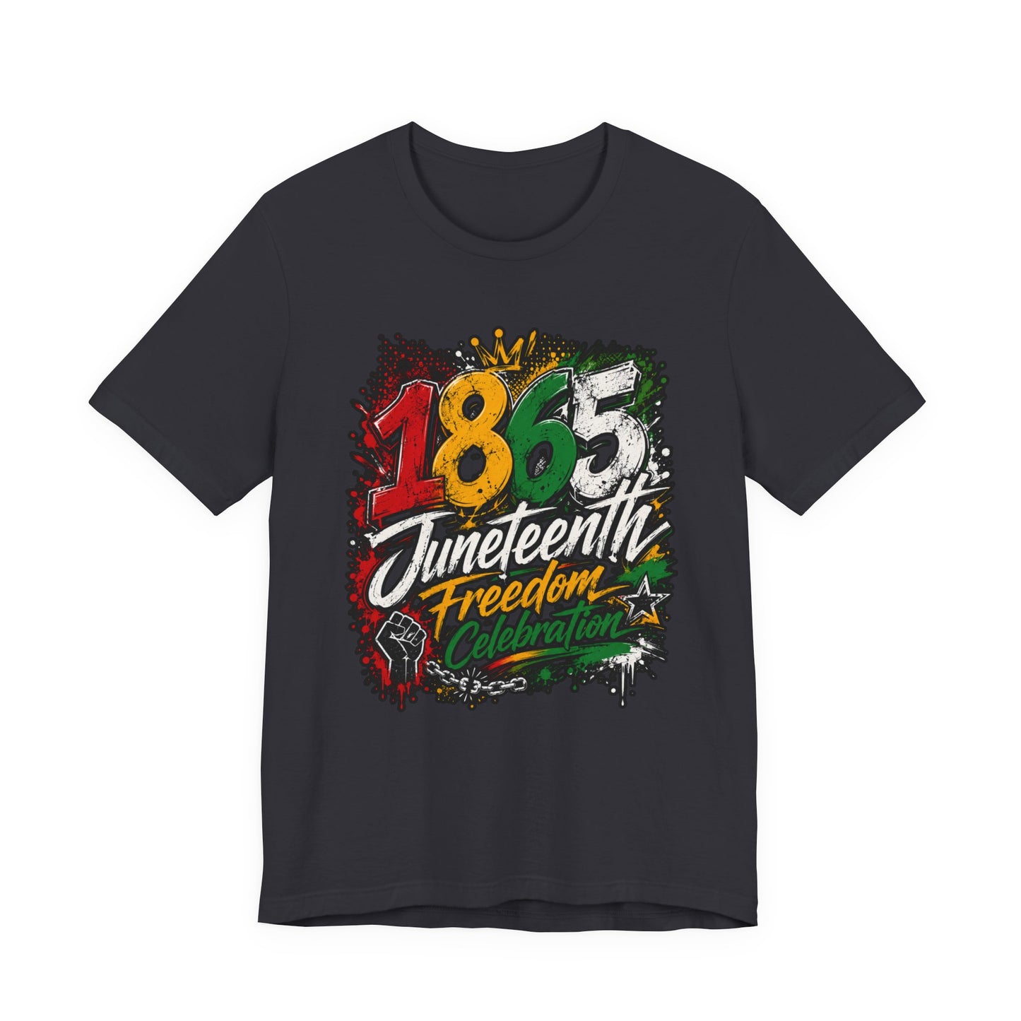 Juneteenth 1865 Freedom Celebration Graphic T-Shirt