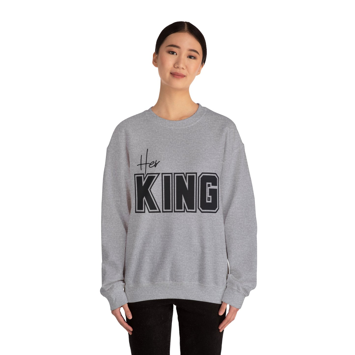 Her King Crewneck Sweatshirt