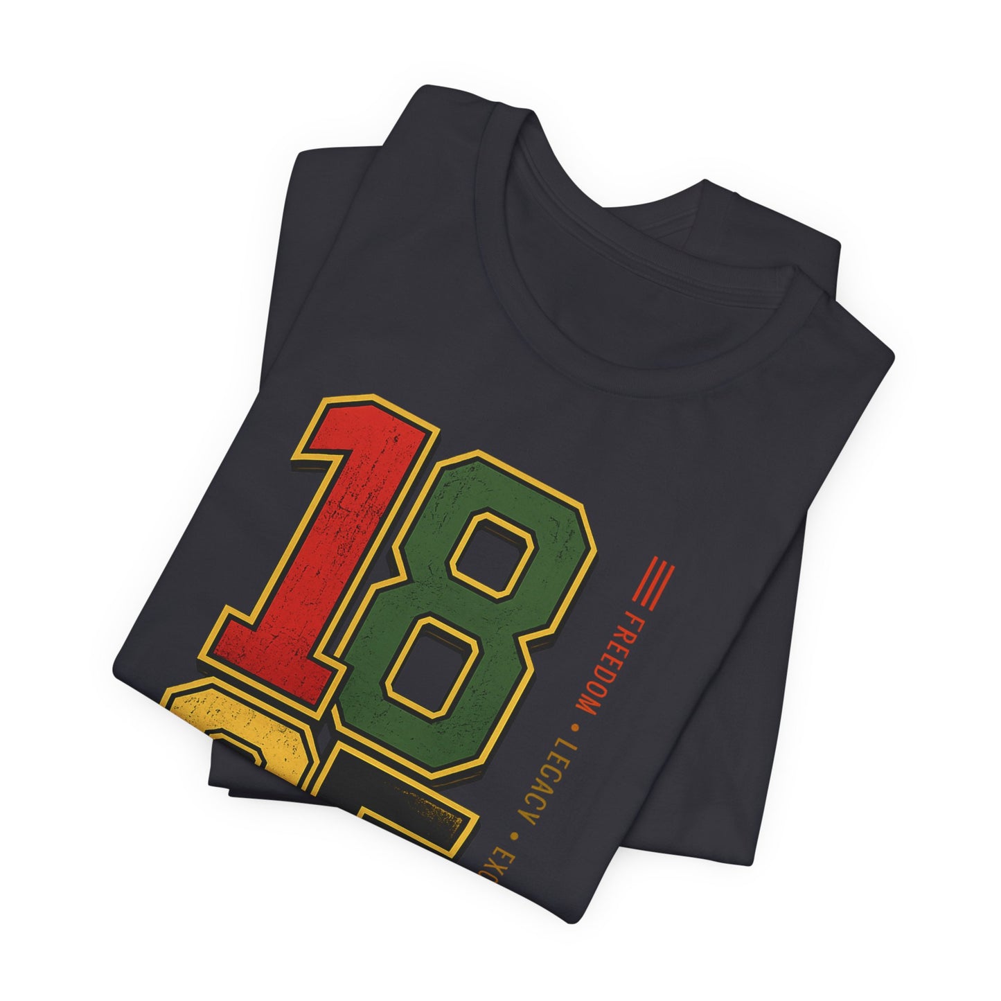 1865 Juneteenth Vintage Number T-Shirt