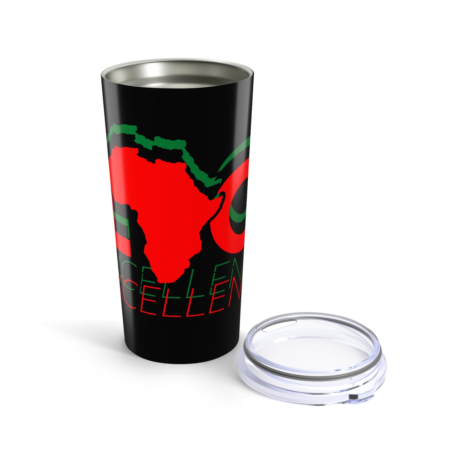 Black Excellence Afrocentric Tumbler - Black