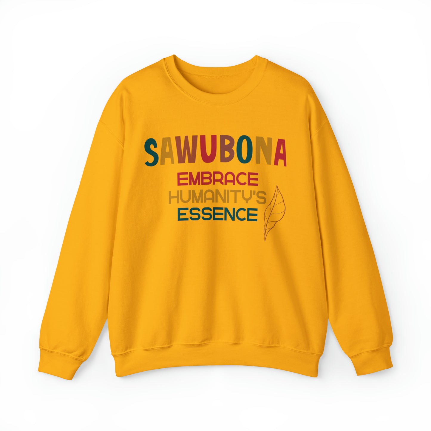 SAWUBONA Humanity's Essence Crewneck Sweatshirt