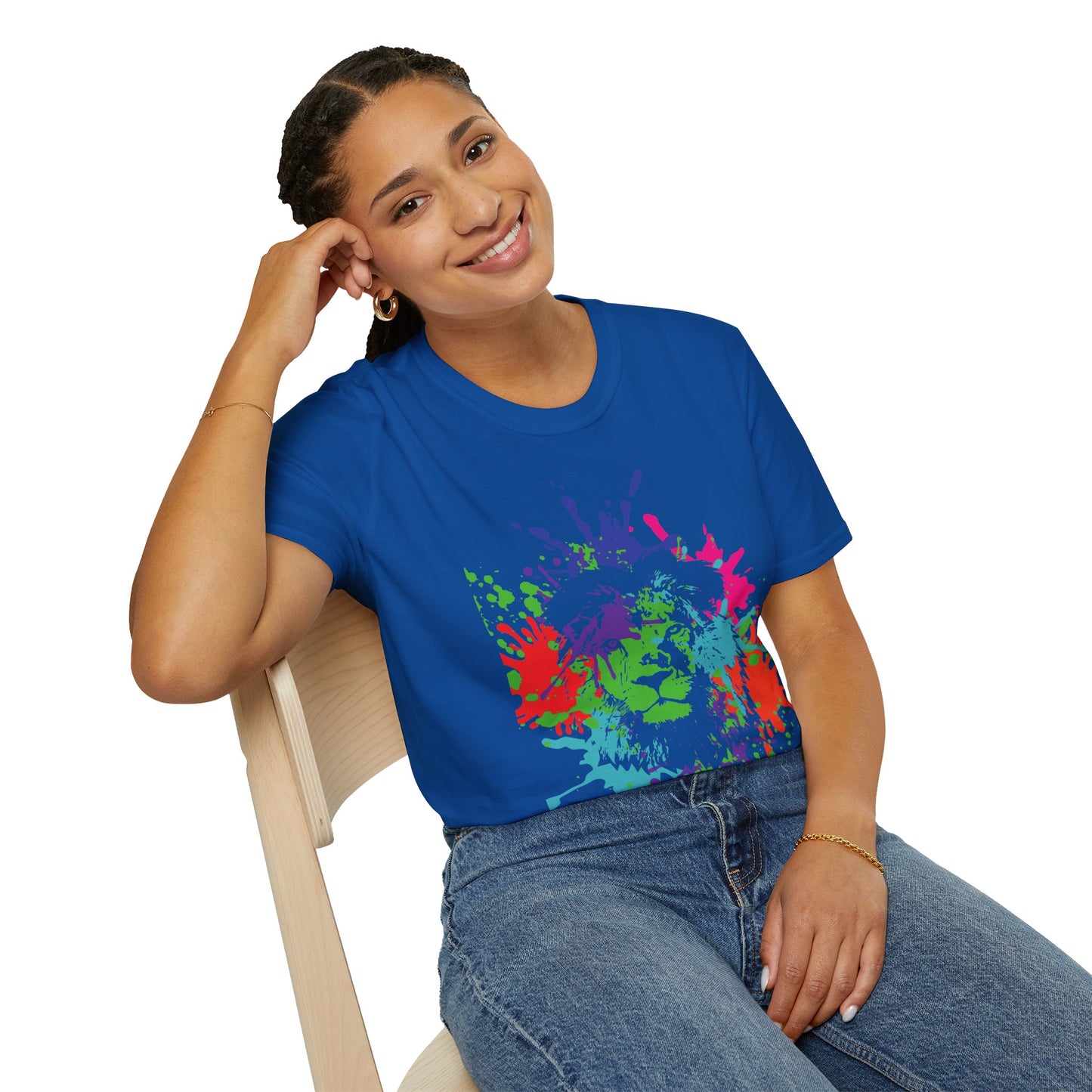 Fiercely Unique Lion T-Shirt - Christian Empowerment