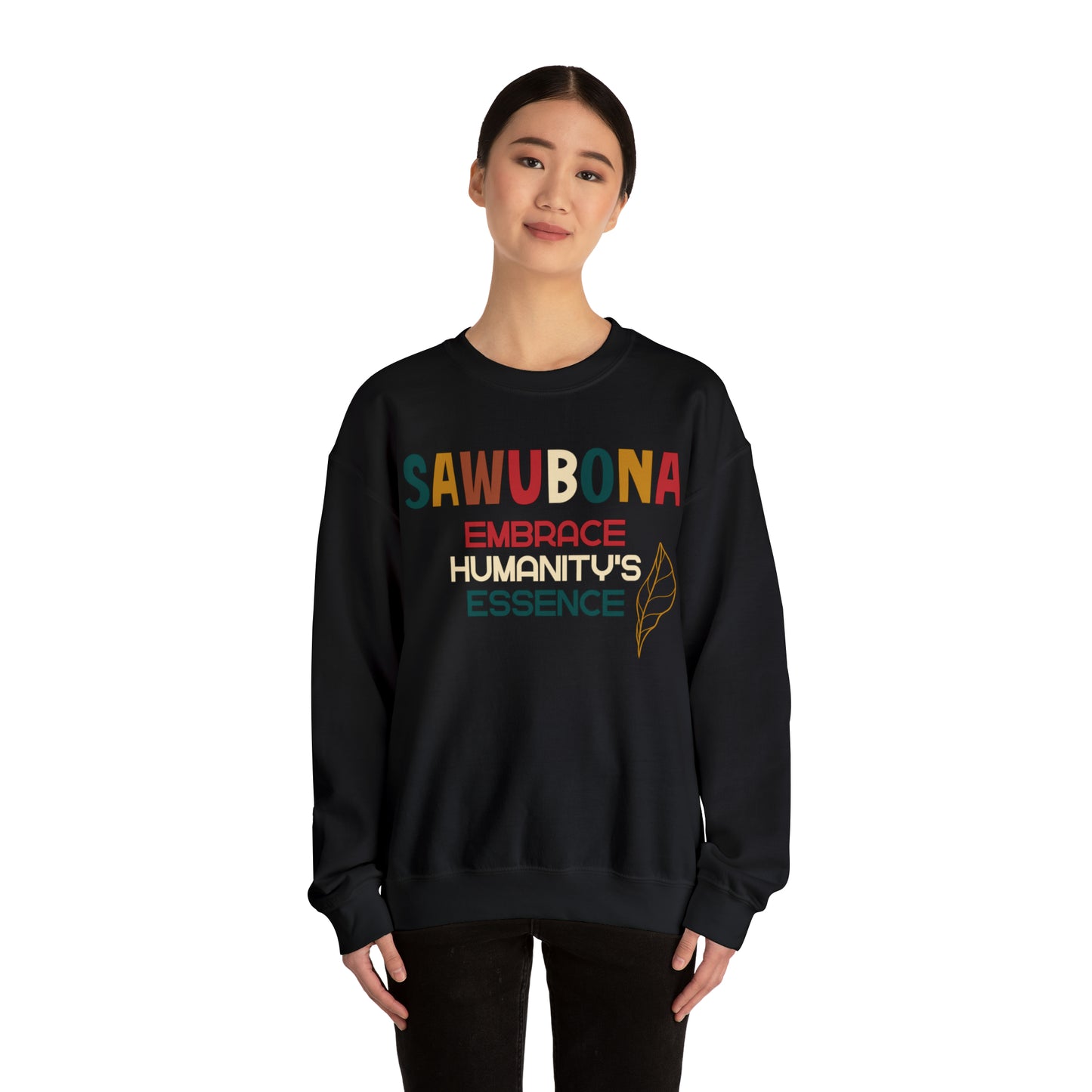 SAWUBONA Humanity's Essence Crewneck Sweatshirt