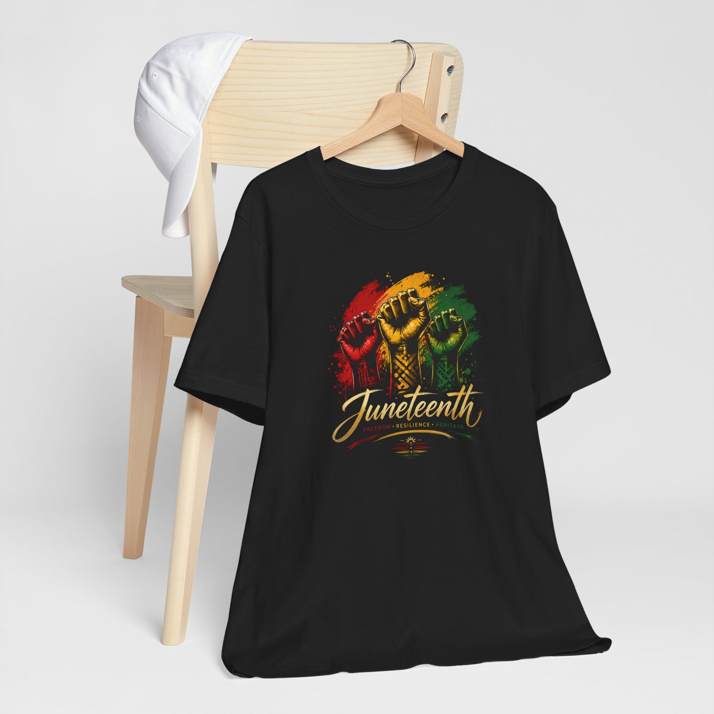 Juneteenth Fist Tee — Black Freedom Celebration T-Shirt