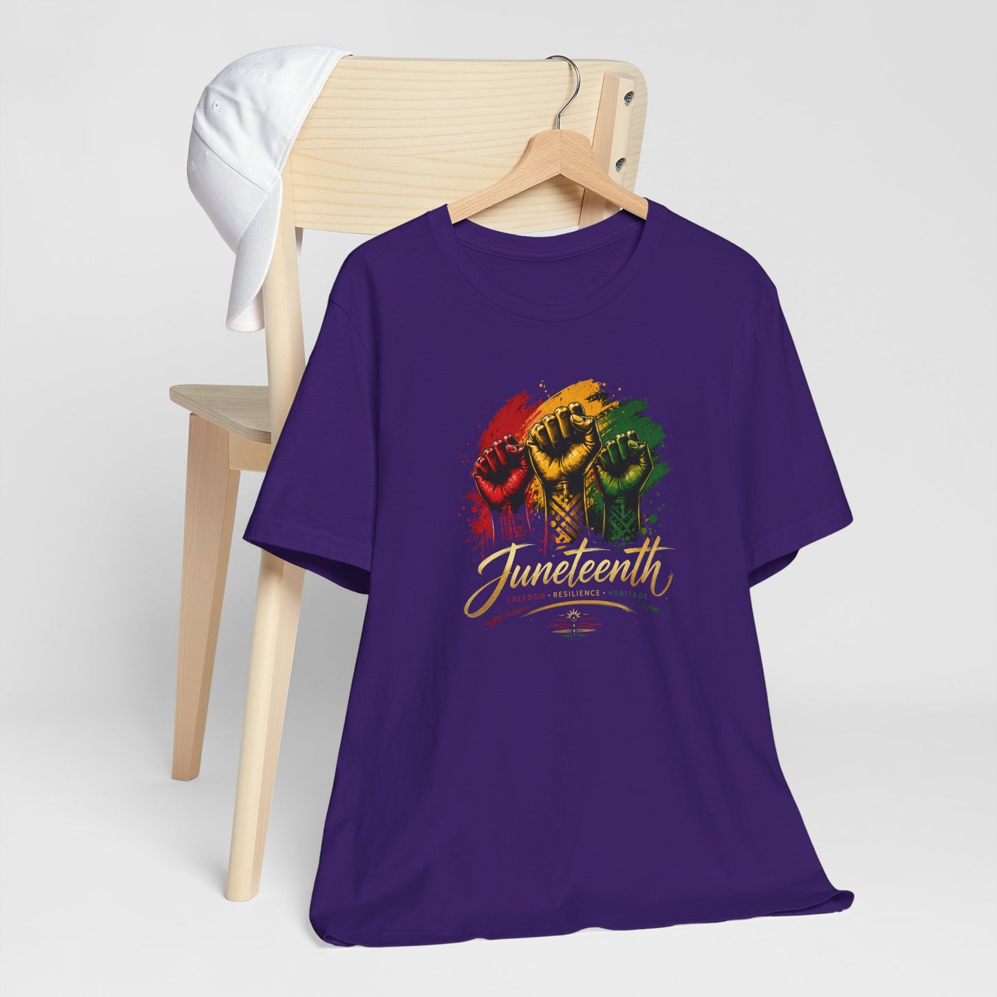 Juneteenth Fist Tee — Black Freedom Celebration T-Shirt