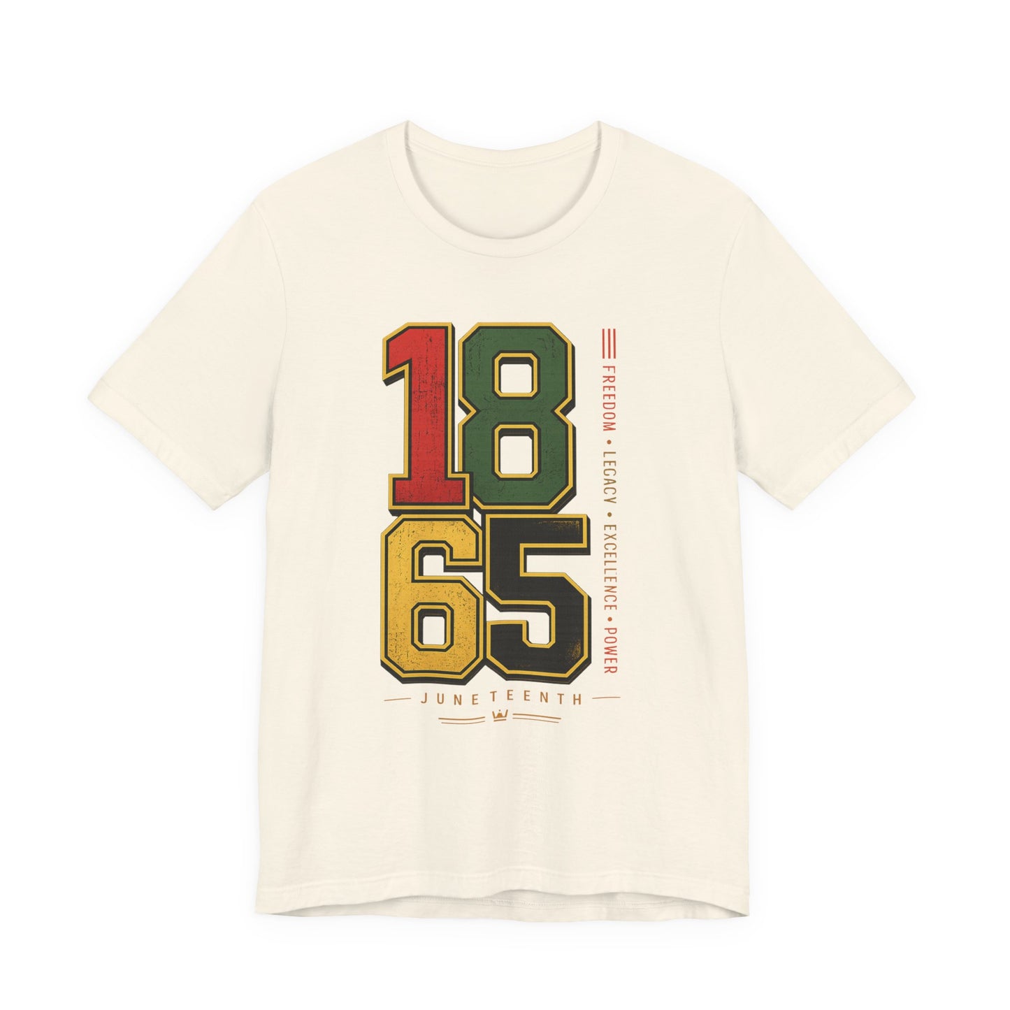 1865 Juneteenth Vintage Number T-Shirt
