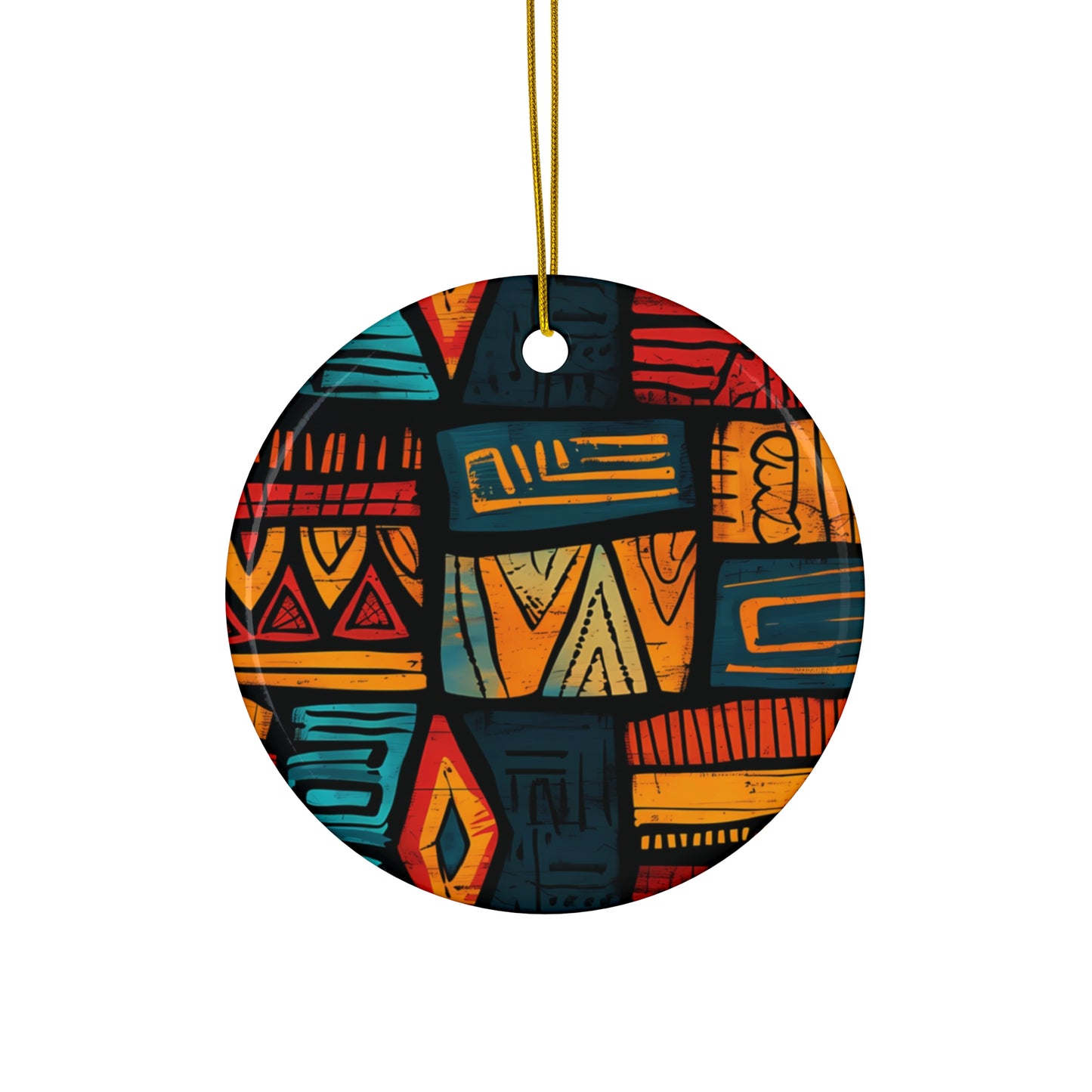 African Tribal Art Ornament | 4 Shapes