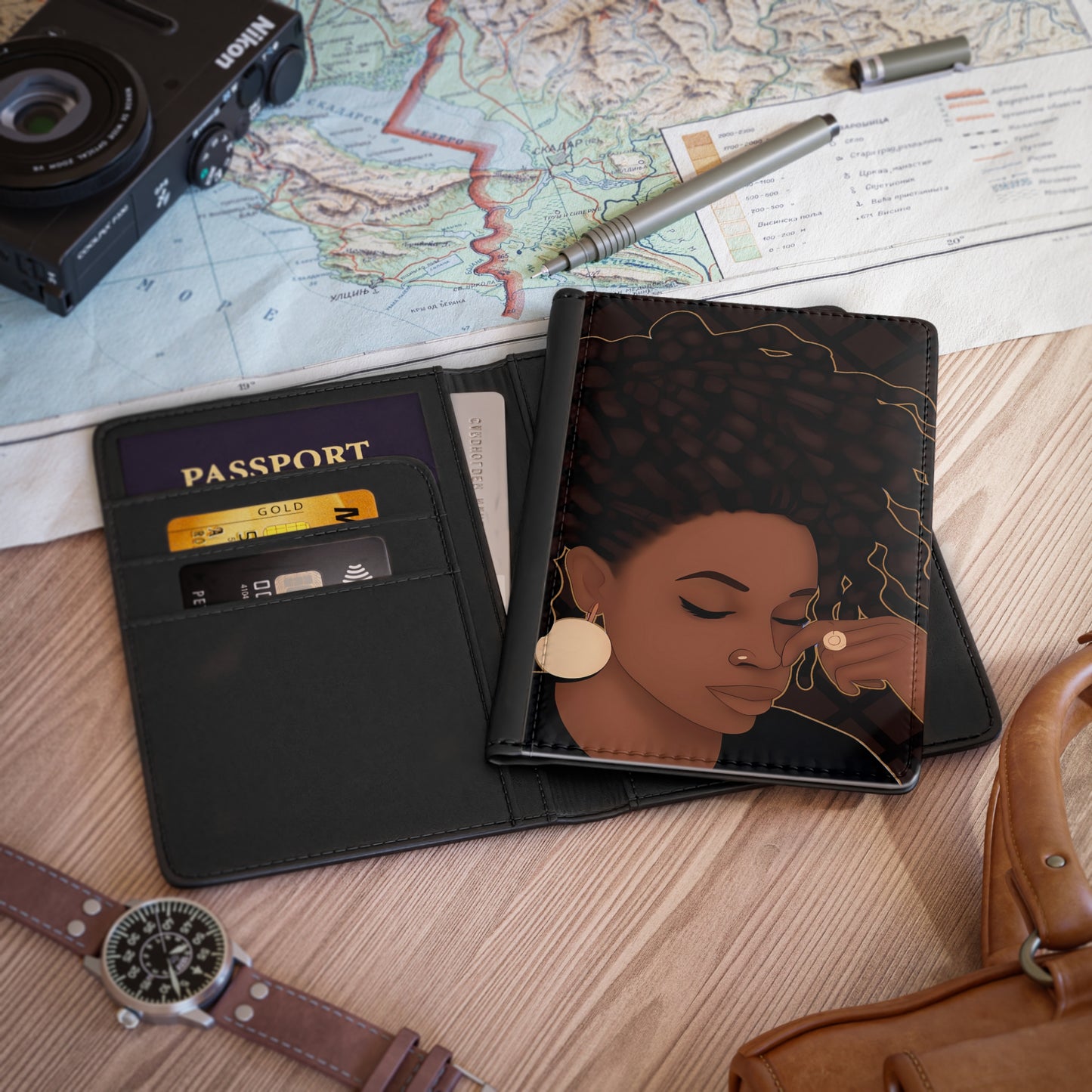 Mocha Chic Passport Cover