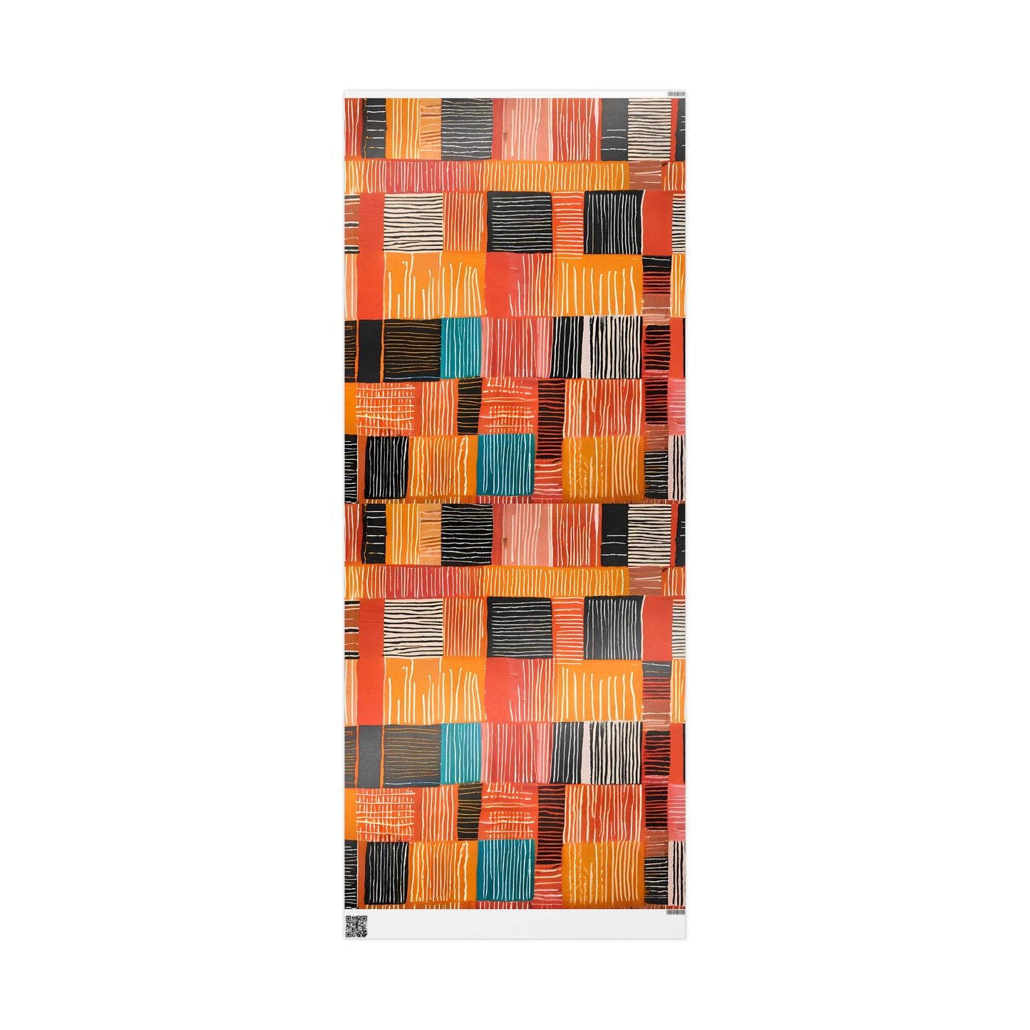 Abstract African Patchwork Gift Wrap