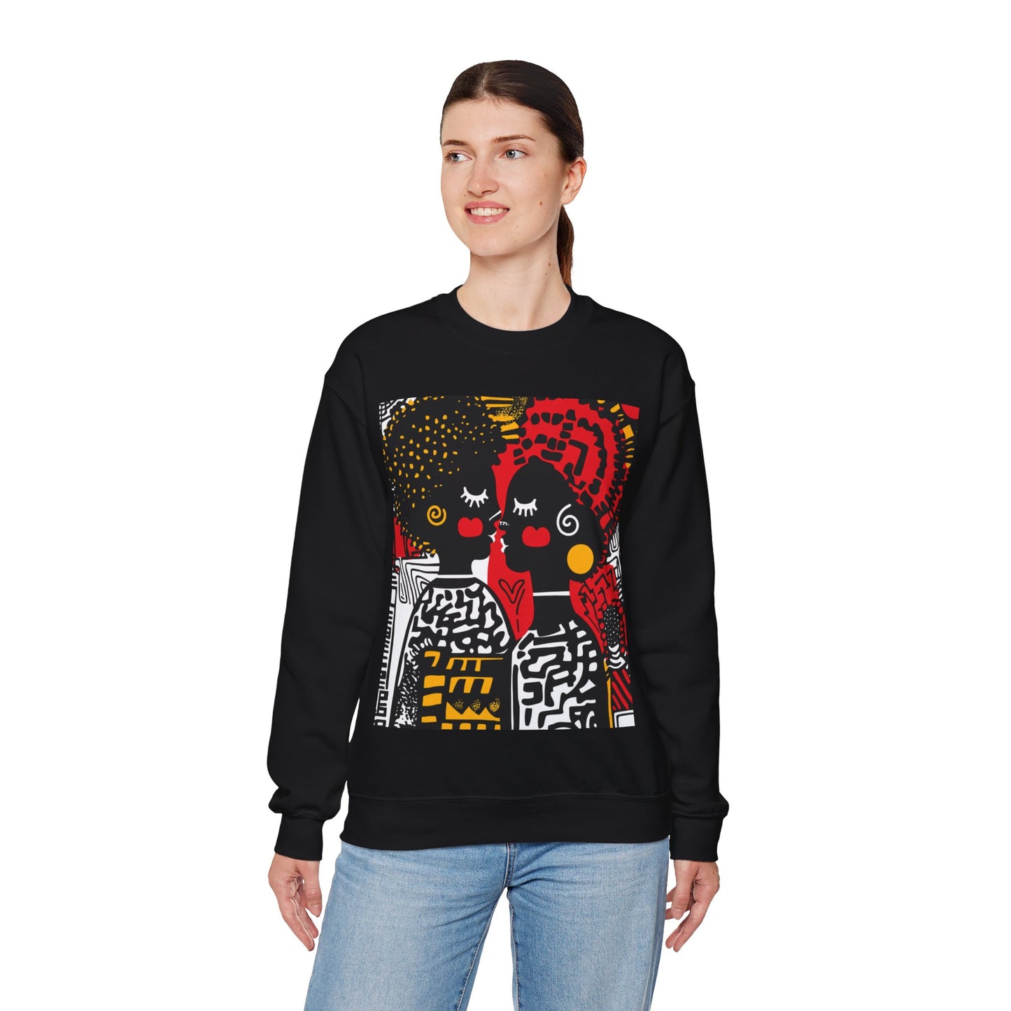 Afro Love Harmony Crewneck Sweatshirt