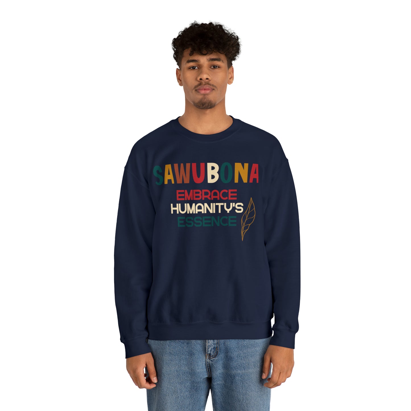 SAWUBONA Humanity's Essence Crewneck Sweatshirt