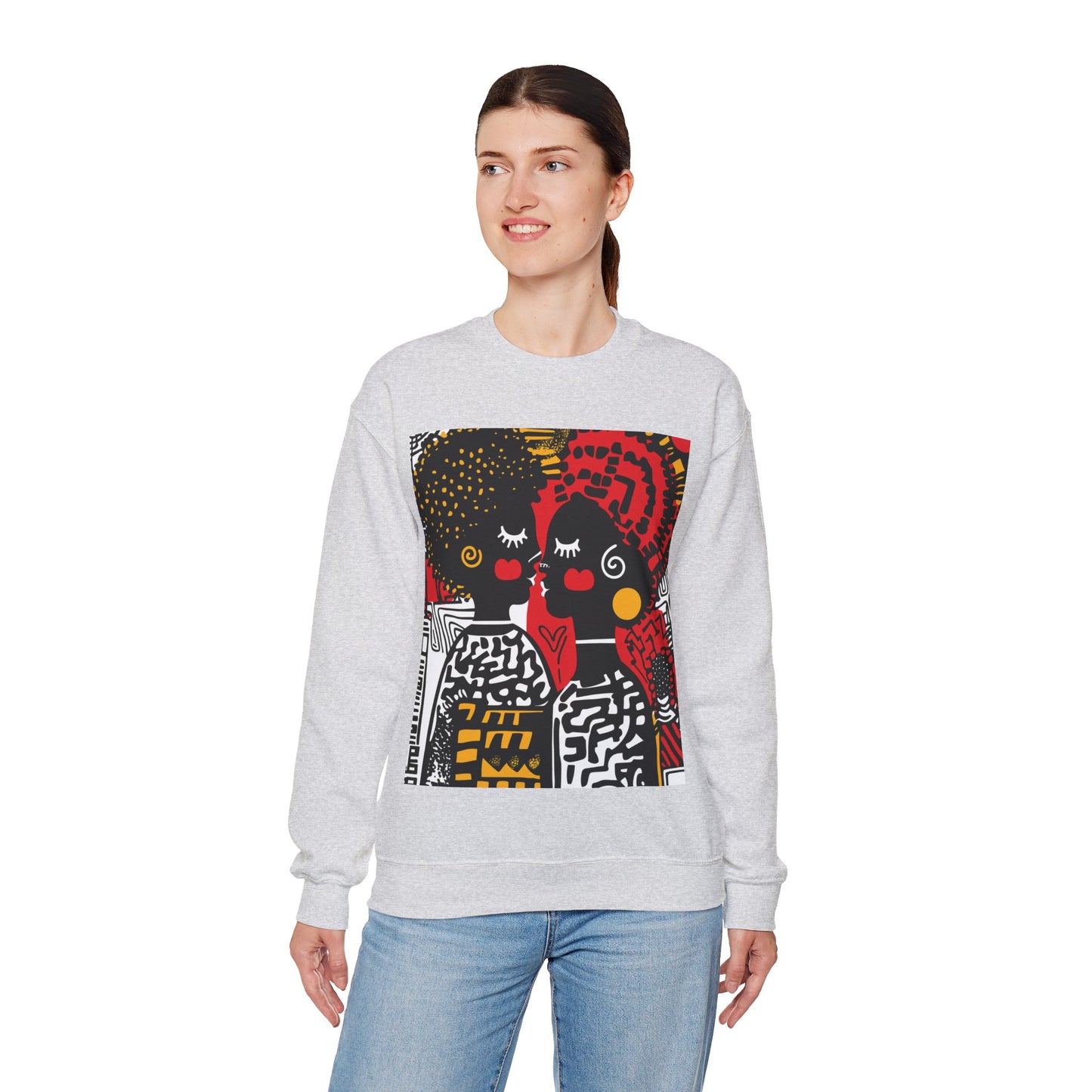 Afro Love Harmony Crewneck Sweatshirt