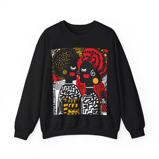 Afro Love Harmony Crewneck Sweatshirt