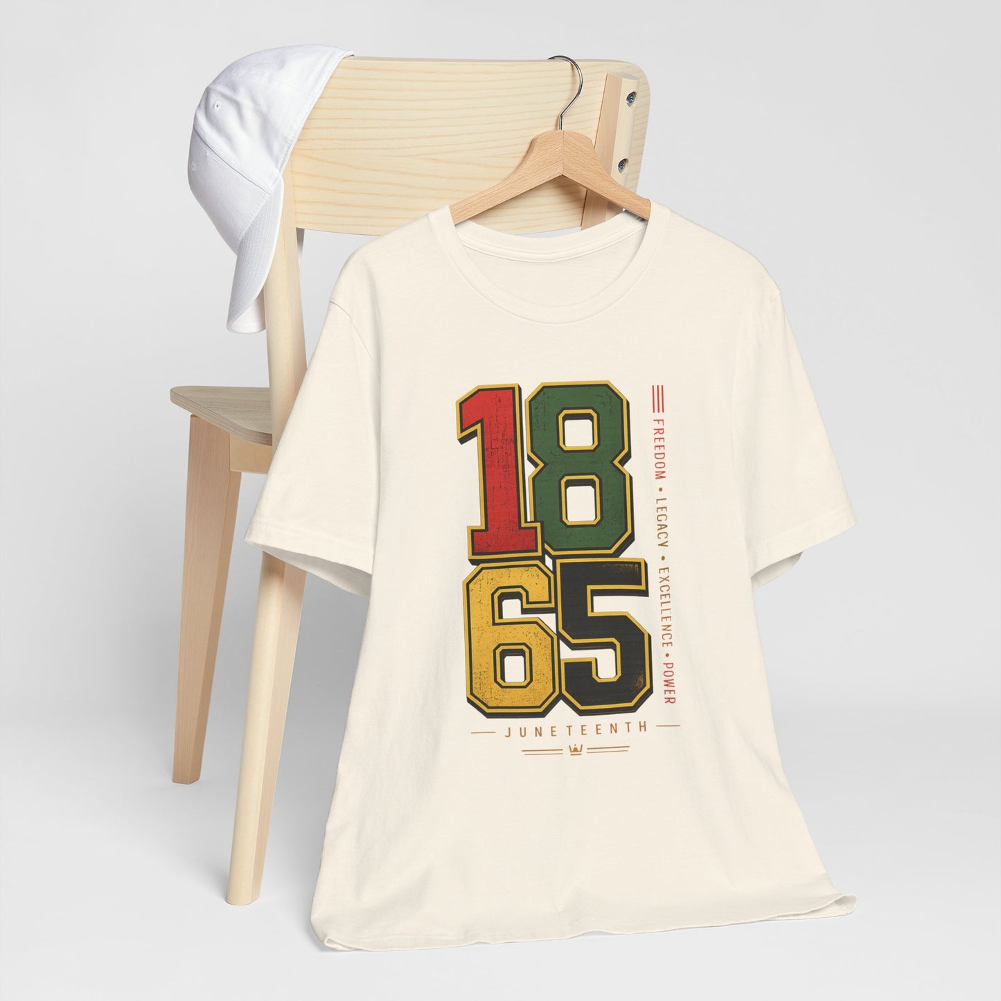 1865 Juneteenth Vintage Number T-Shirt