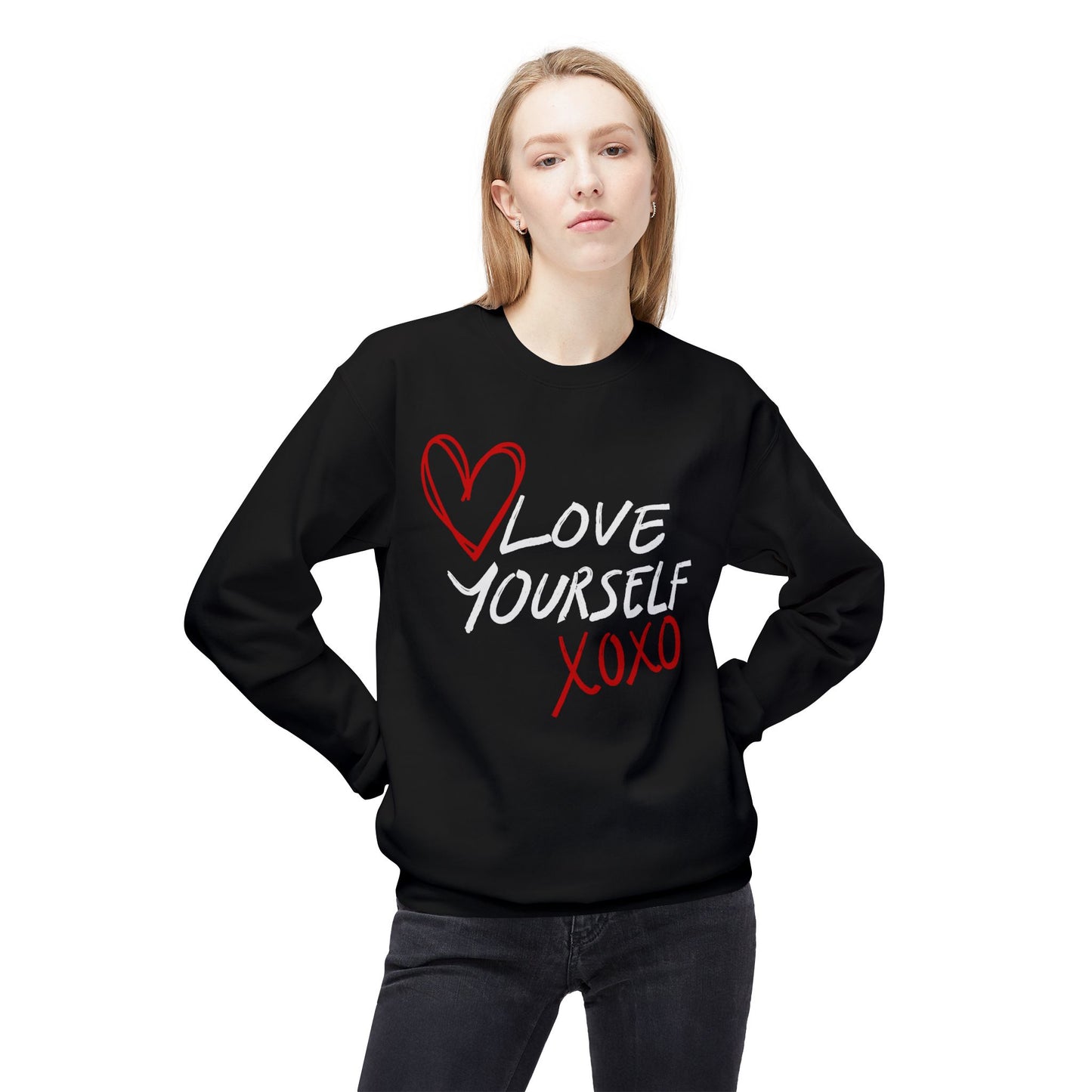 Love Yourself Affirmation Sweatshirt - Gift for Valentine's Day