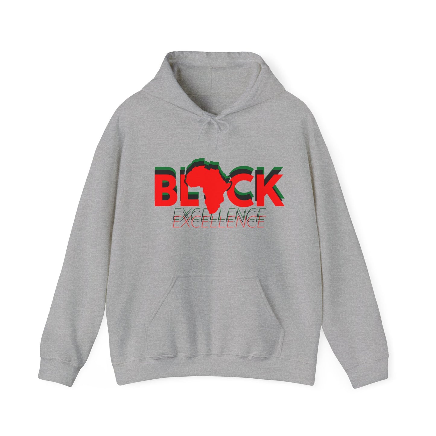 Black Excellence Afrocentric Hoodie - African Heritage Sweatshirt