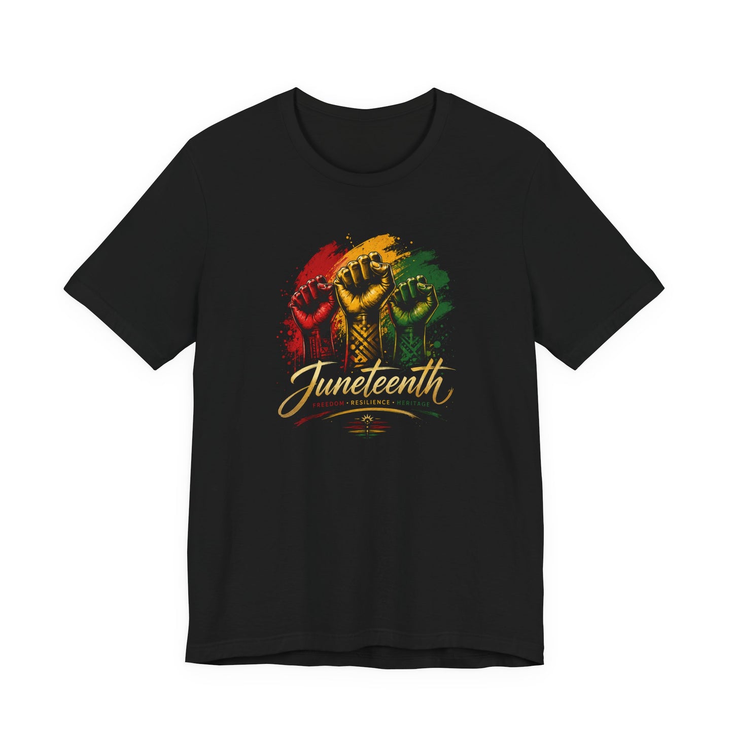 Juneteenth Fist Tee — Black Freedom Celebration T-Shirt