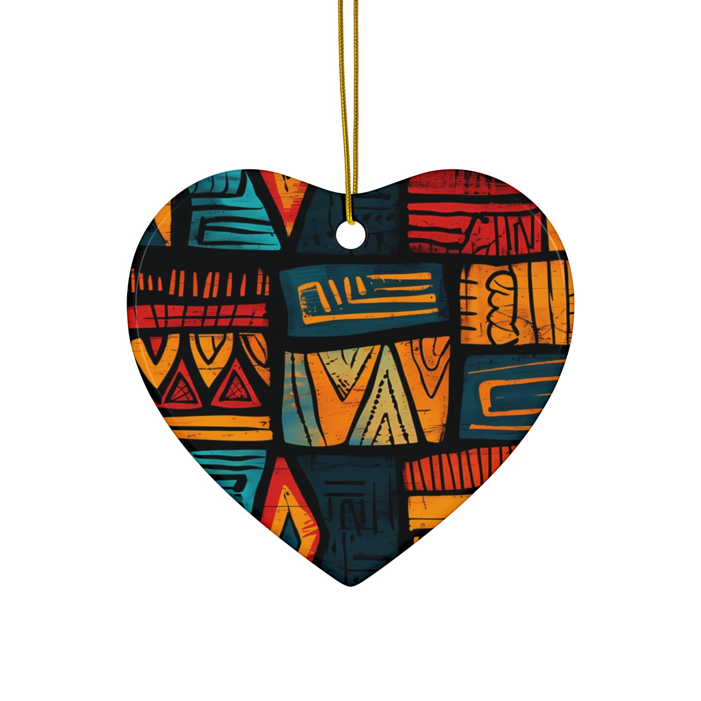 African Tribal Art Ornament | 4 Shapes