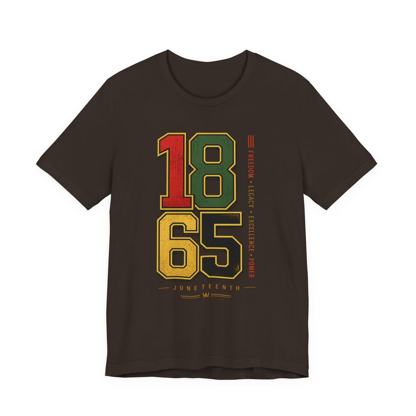 1865 Juneteenth Vintage Number T-Shirt