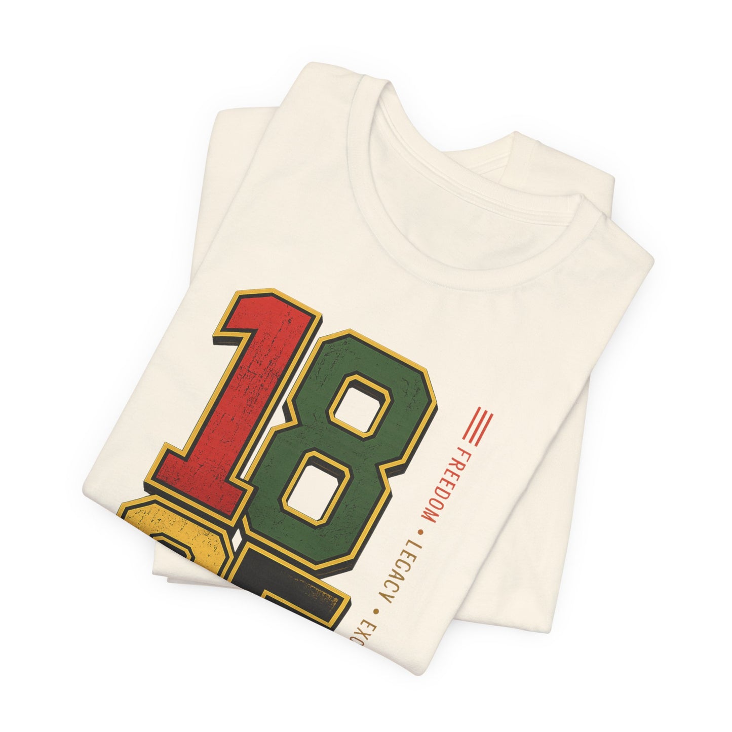 1865 Juneteenth Vintage Number T-Shirt