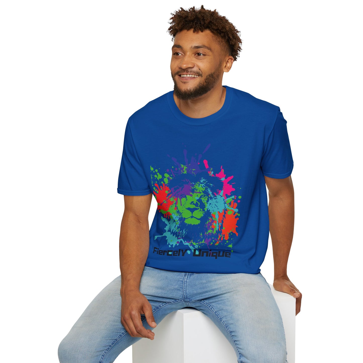 Fiercely Unique Lion T-Shirt - Christian Empowerment