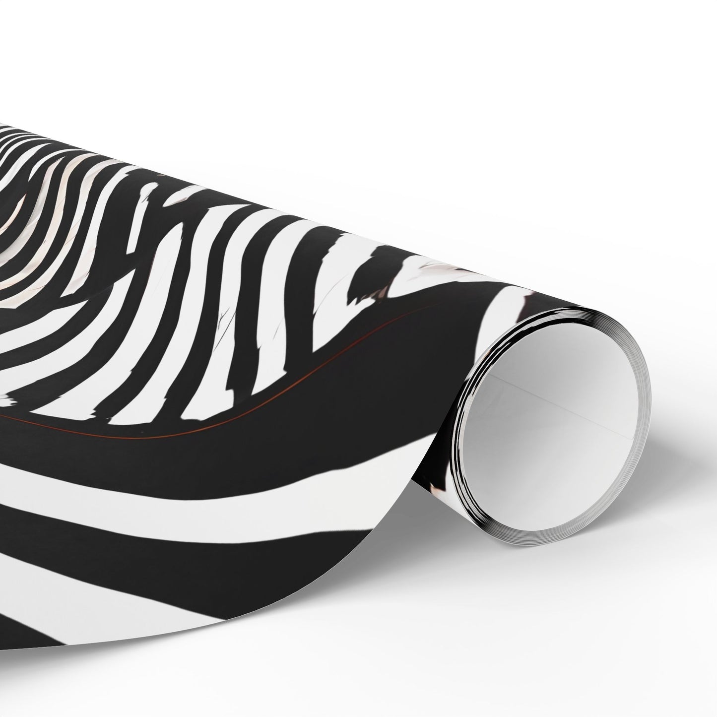 Striking Tribal Stripe Pattern Wrapping Paper – Monochrome Gift Wrap