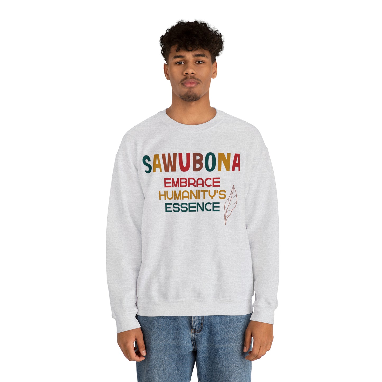 SAWUBONA Humanity's Essence Crewneck Sweatshirt